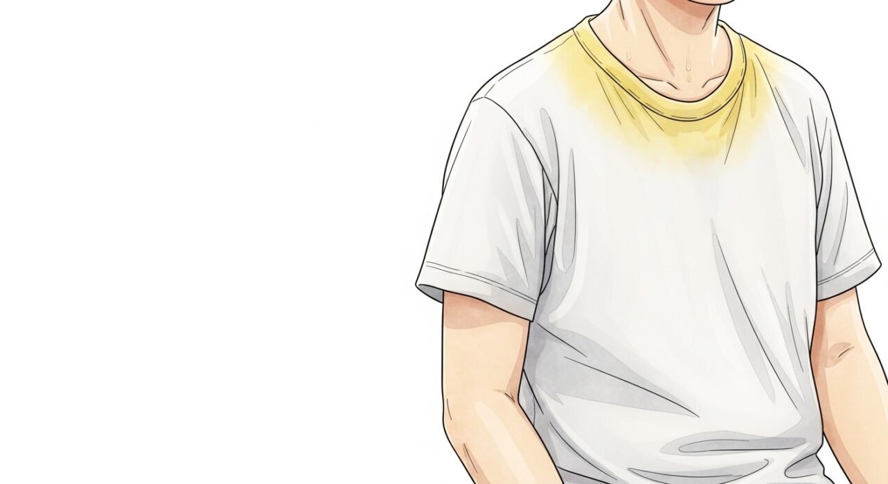 Tシャツ 黄ばみ