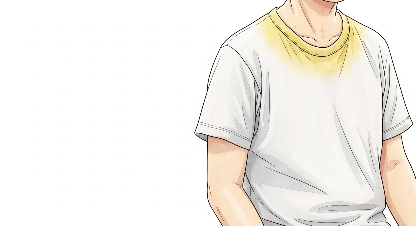Tシャツ 黄ばみ
