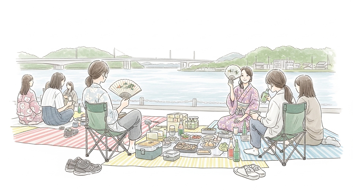 花火大会 持ち物 リスト