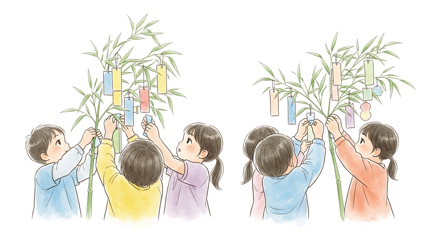 七夕 願い事 保育園