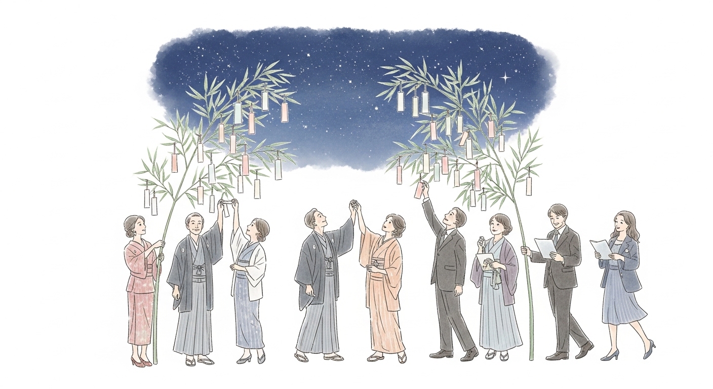 七夕 願い事 例 大人 面白い