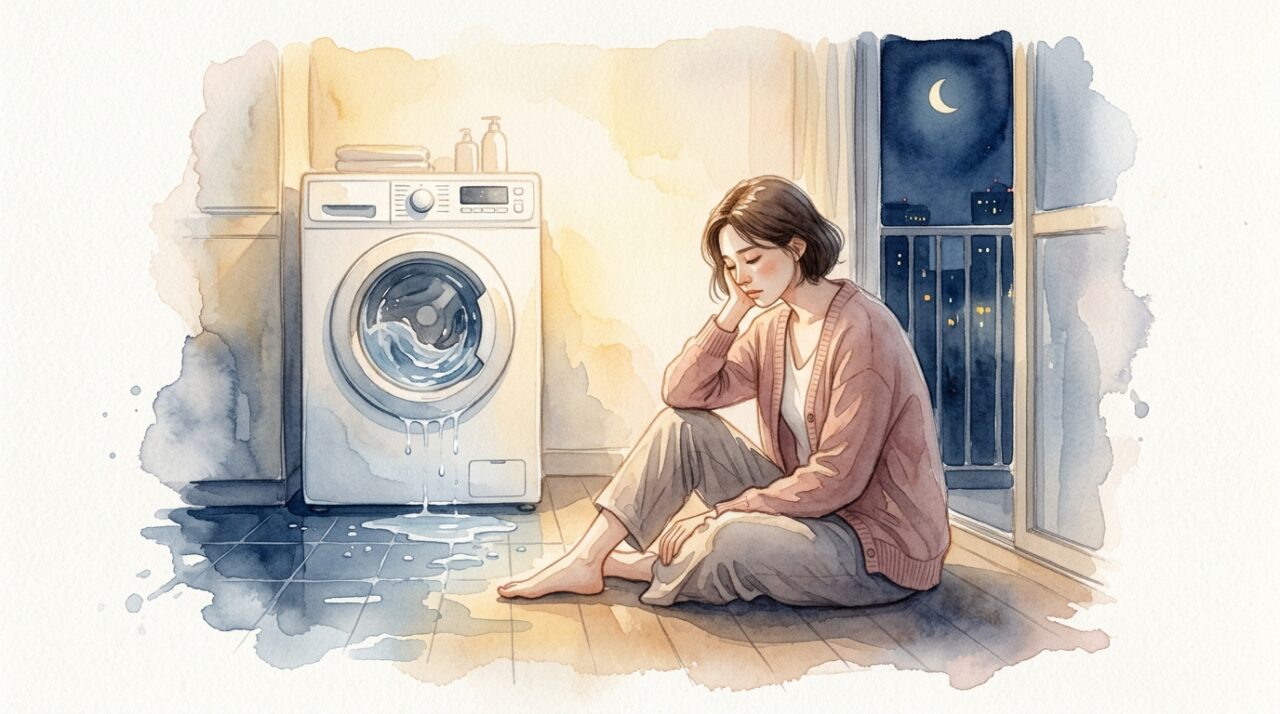 夜中 洗濯機 下の階