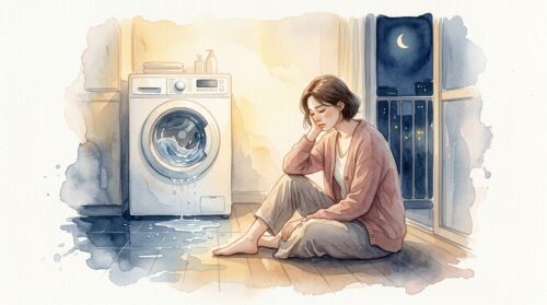 夜中 洗濯機 下の階