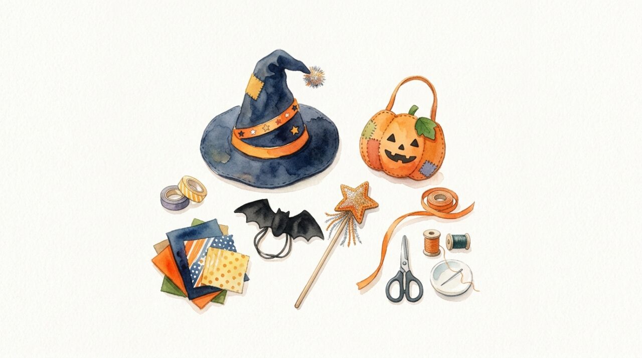 ハロウィン衣装 子供 手作り 100 均