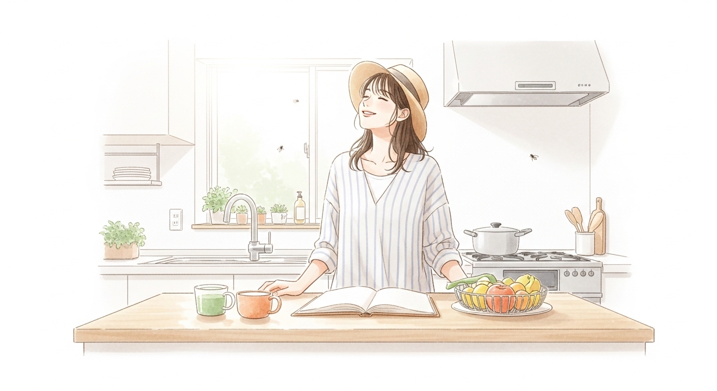 台所にコバエがいなくなる！爽快な夏を迎えられた私の変化
