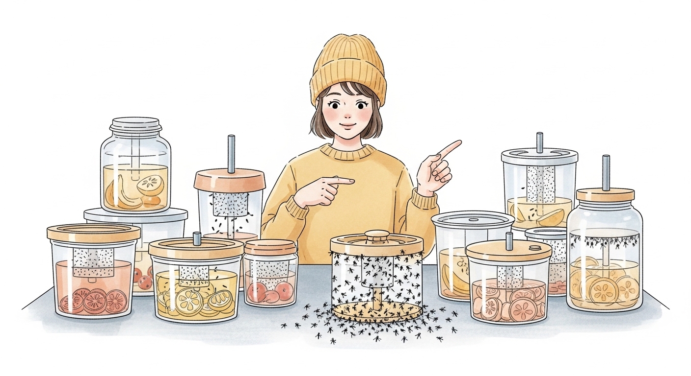 10種類試してわかった！本当に効く自作トラップの「最強レシピ」