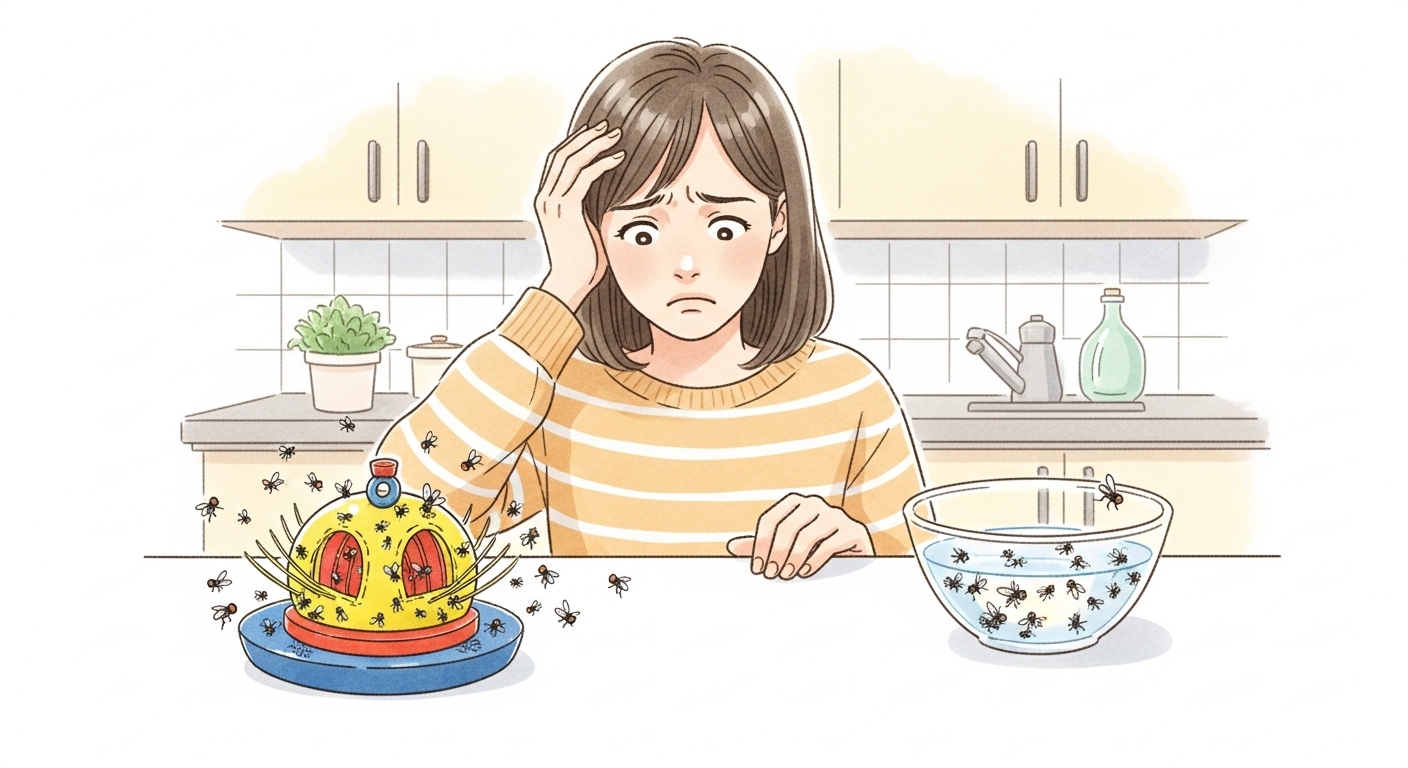 「あれ、効かない…」と諦める前に知ってほしいコバエ対策の裏技
