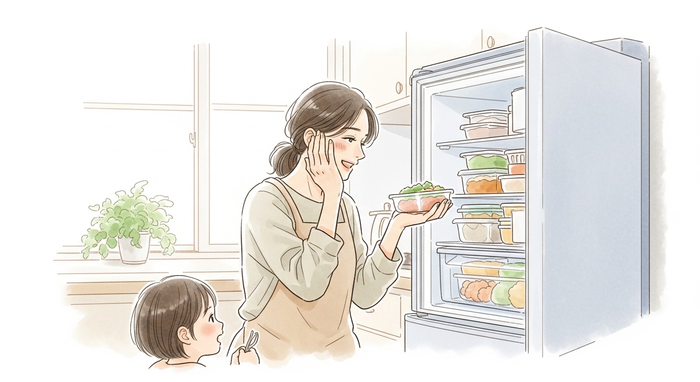 冷凍庫が救世主！私が経験した昼ごはんパニックと解決策