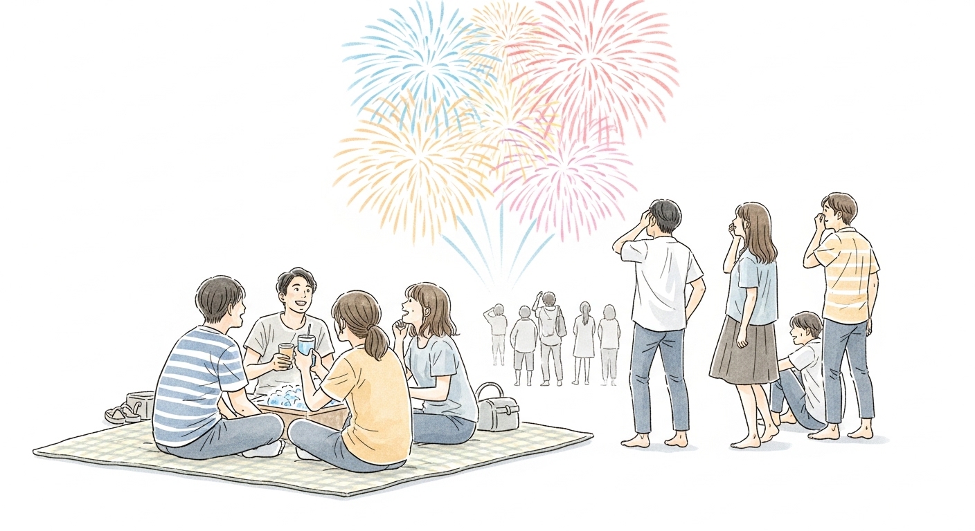 花火大会の持ち物選び、実は〇〇が一番大事だったって知ってる？