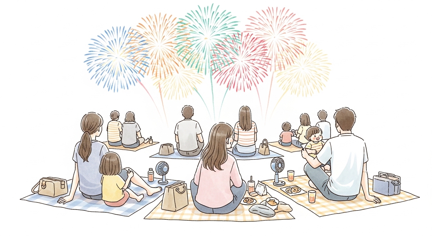 子連れ・デートでも神対応！私が溺愛する花火大会持ち物リスト10選