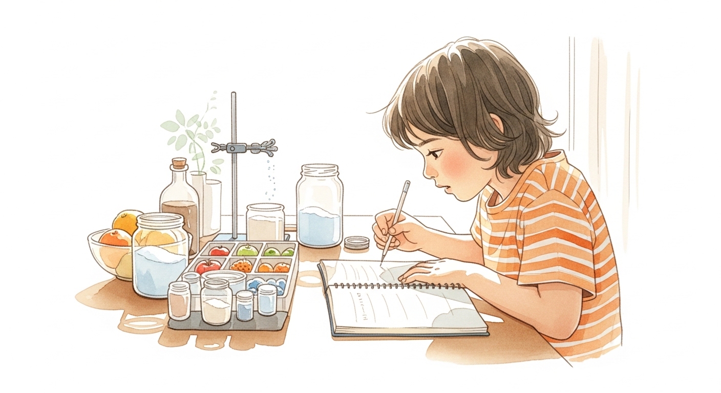 我が子が即決！家にあるもので高評価を狙った研究アイデア
