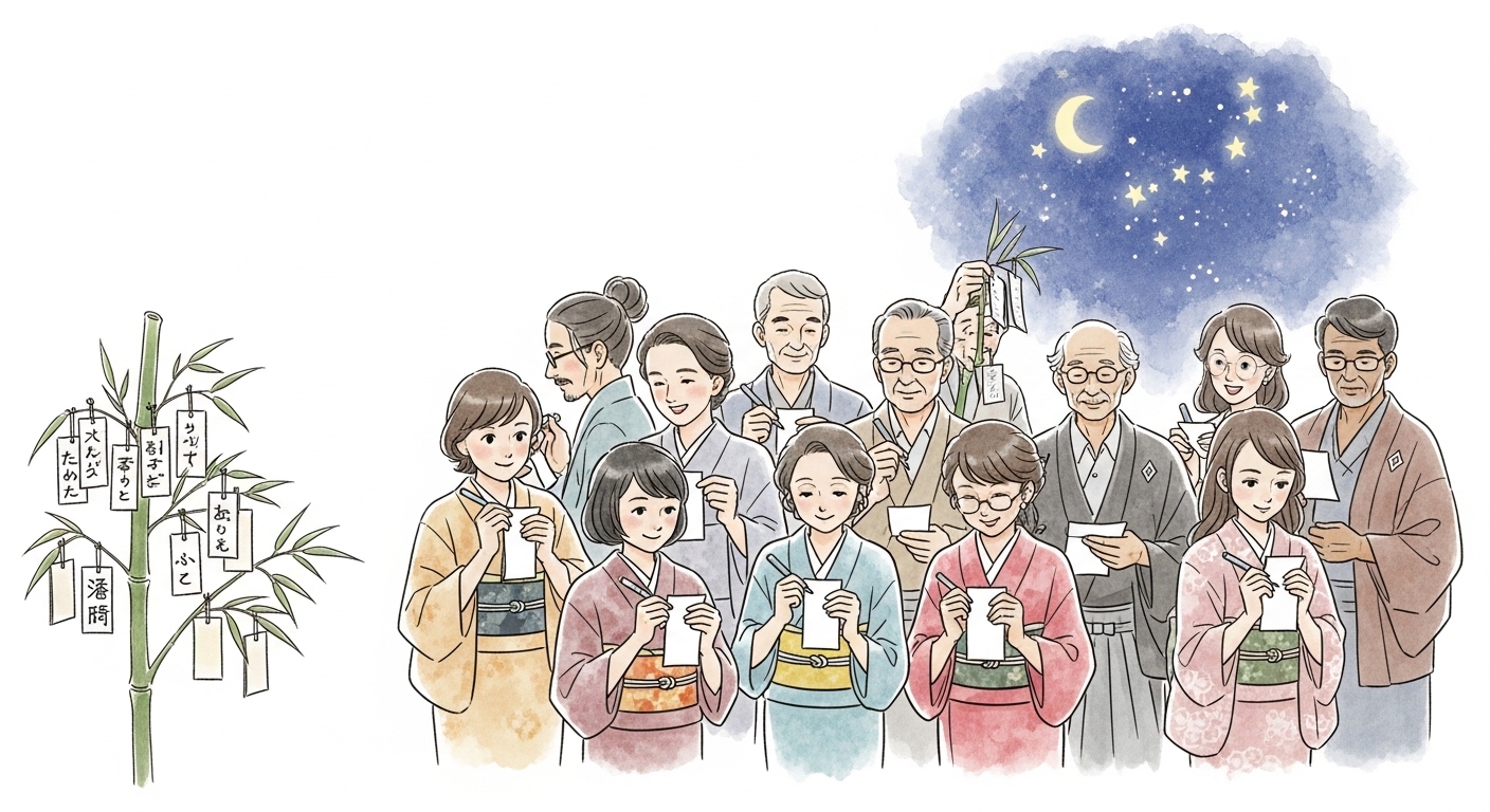 まだ迷ってる？あなたの「七夕あるある」に応える例文集
