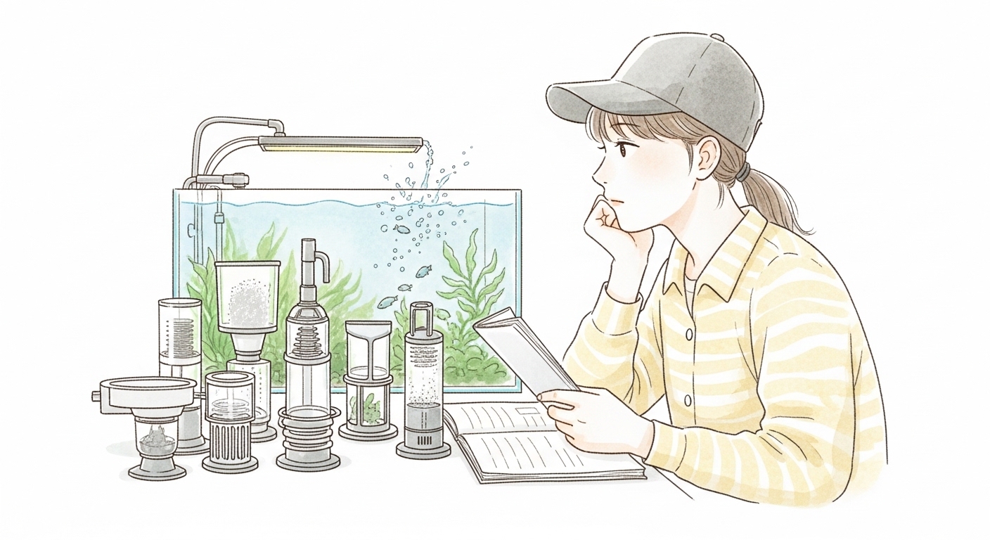 あなたの水槽にぴったりはどれ？後悔しない油膜取りの選び方