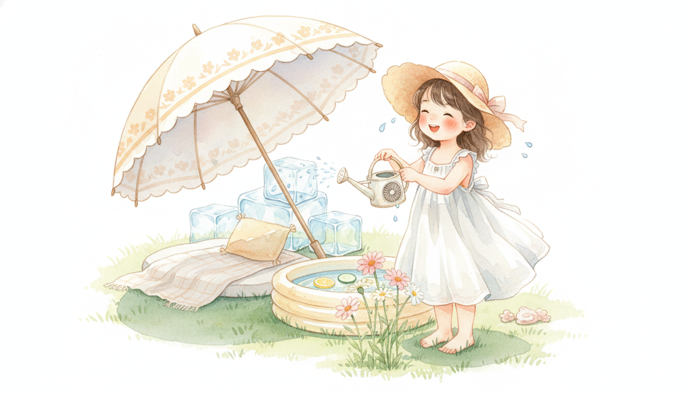 暑い夏も、子どもの笑顔を諦めないで。今日からできる小さな工夫を始めてみよう！