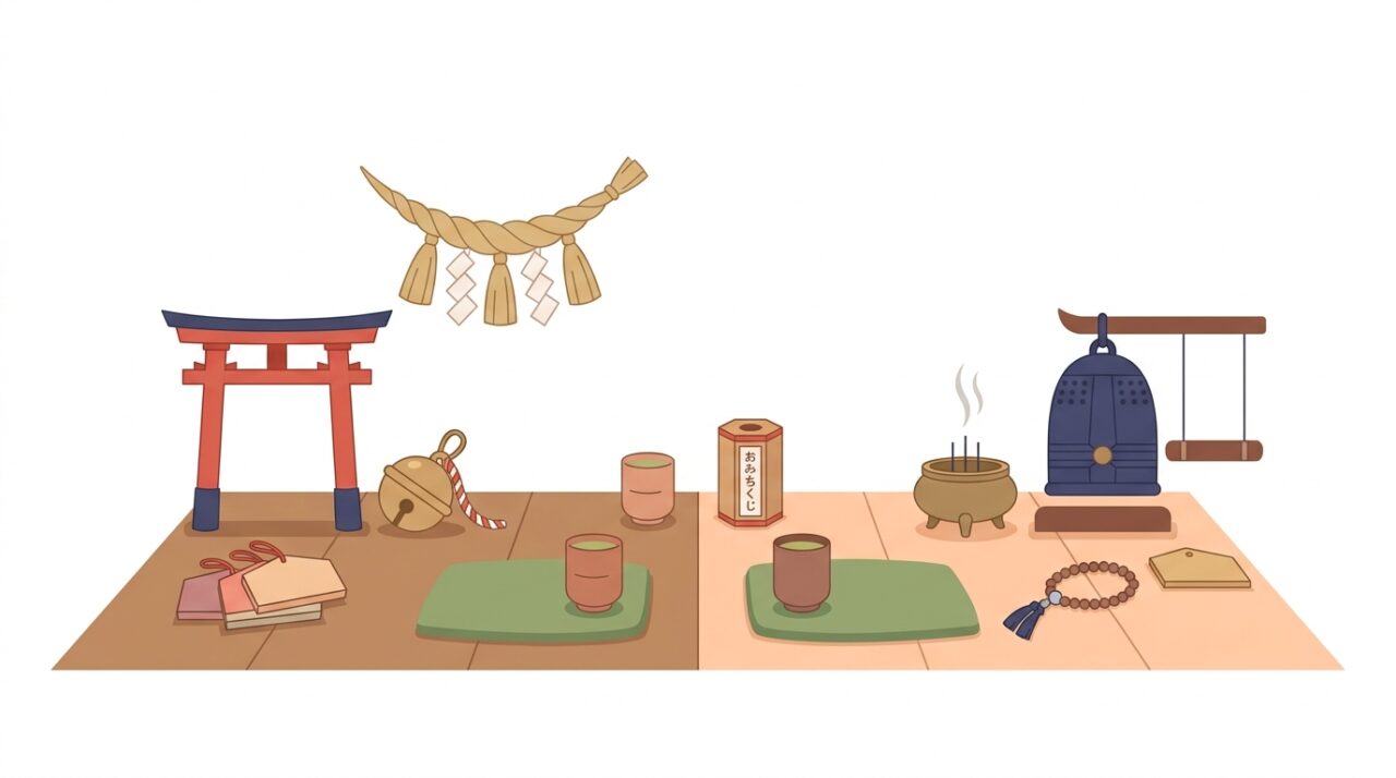 初詣 神社 お寺 どっち