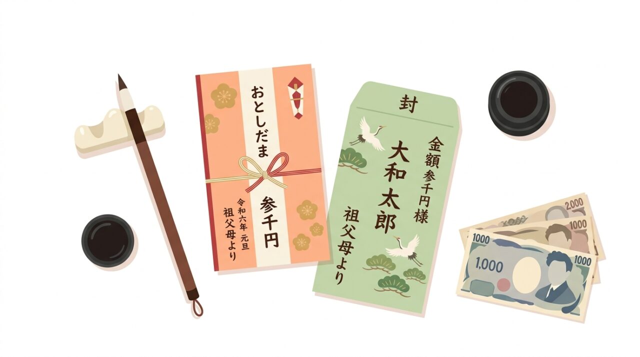 お年玉 書き方 見本